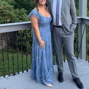 Altar’d State Blue Floral Dress